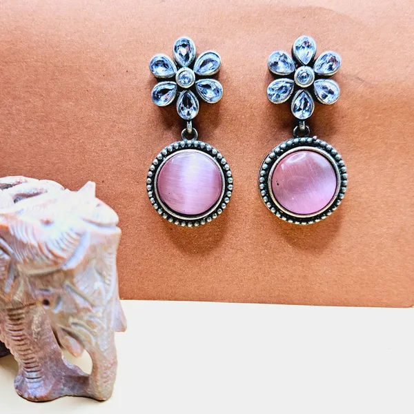 Pink_German_Silver_Premium_Earrings_For_Women