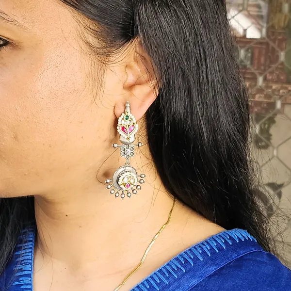 Silver_Alloy_With_Artificial_Pearls_Premium_Earrings_For_Women