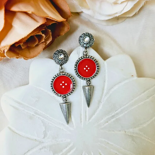 Red_German_Silver_Premium_Dangle_Earrings_For_Women
