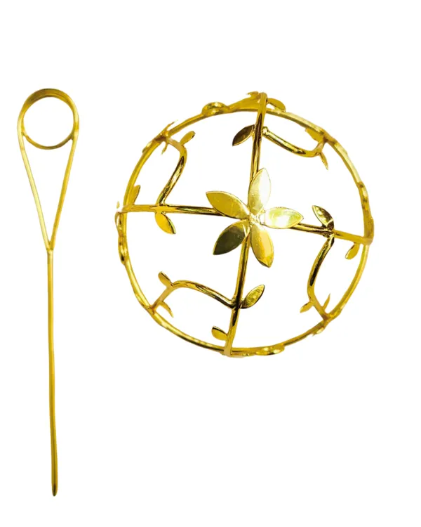 Gold_Alloy_With_Artificial_Pearls_Premium_Hair_Bun_Cage_For_Women