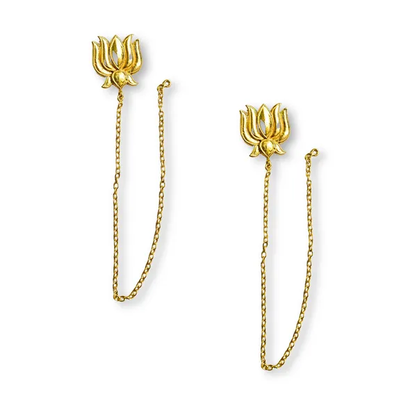 Gold_Alloy_With_Pachi_Stones_Premium_Ear_Chain_For_Women
