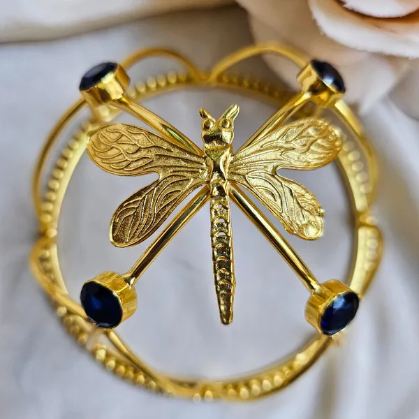 Royalblue_Brass_Premium_Hair_Bun_Accessory_For_Women
