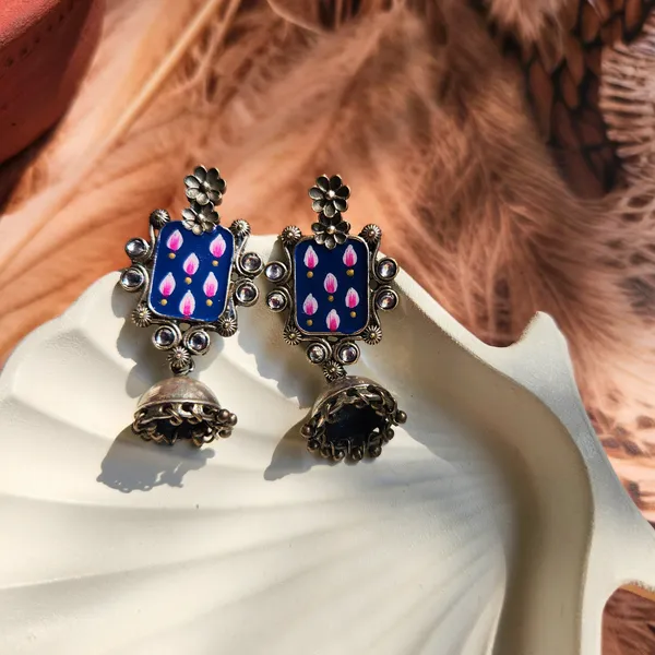 Red_Alloy_With_Gold_Plating_Premium_Jhumka_Earrings_For_Women