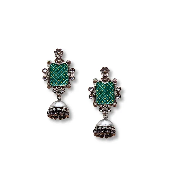 Blue_Alloy_With_Gold_Plating_Premium_Jhumka_Earrings_For_Women