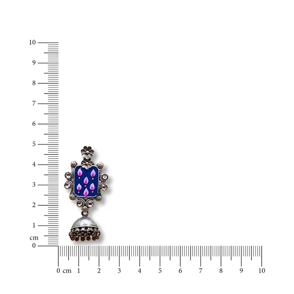 Blue_Alloy_With_Gold_Plating_Premium_Jhumka_Earrings_For_Women
