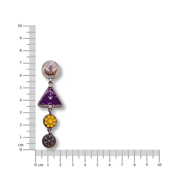 Purple_And_Yellow_German_Silver_Premium_Earrings_For_Women