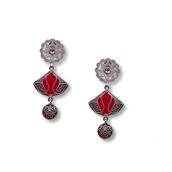 Red_Silver_Plated_Alloy_Premium_Earrings_For_Women