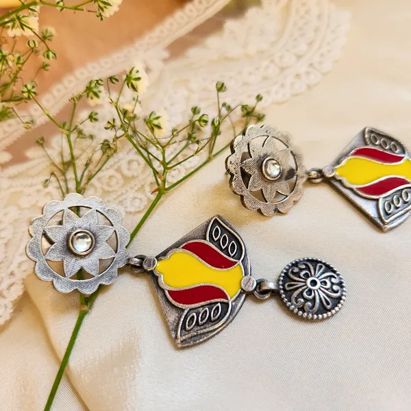 Red_Silver_Plated_Alloy_Premium_Earrings_For_Women