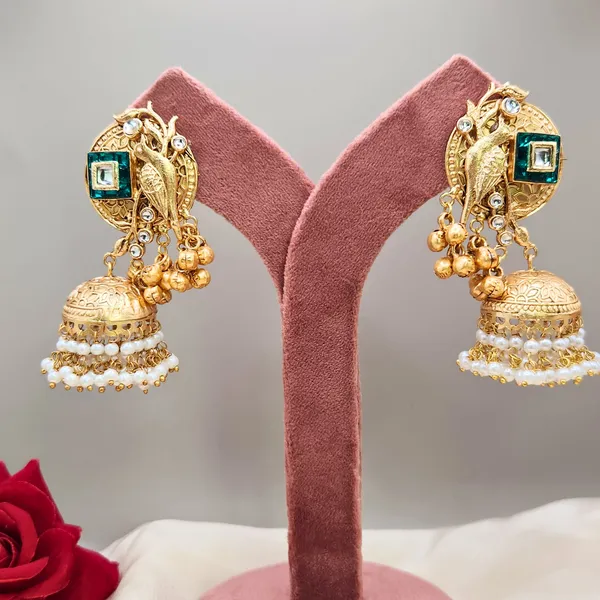 Gold_Alloy_With_Oxidised_Silver_Plating_Premium_Earrings_For_Women