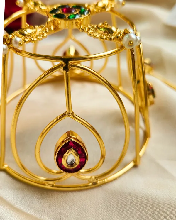 Multicolor_Brass_Premium_Hair_Bun_Cage_For_Women