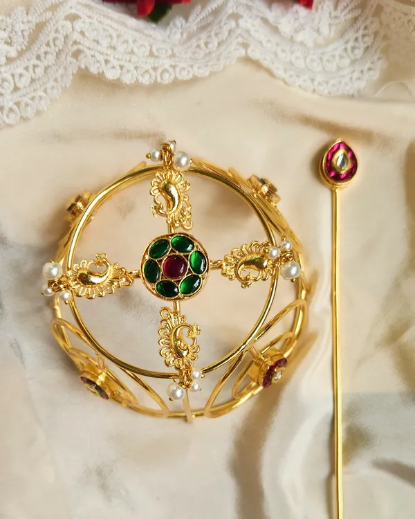 Multicolor_Brass_Premium_Hair_Bun_Cage_For_Women