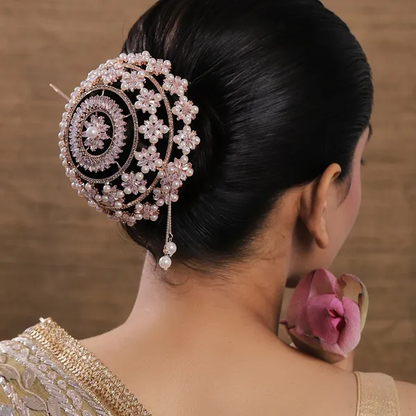 Rose_Gold_Brass_Premium_Hair_Bun_Accessory_For_Women