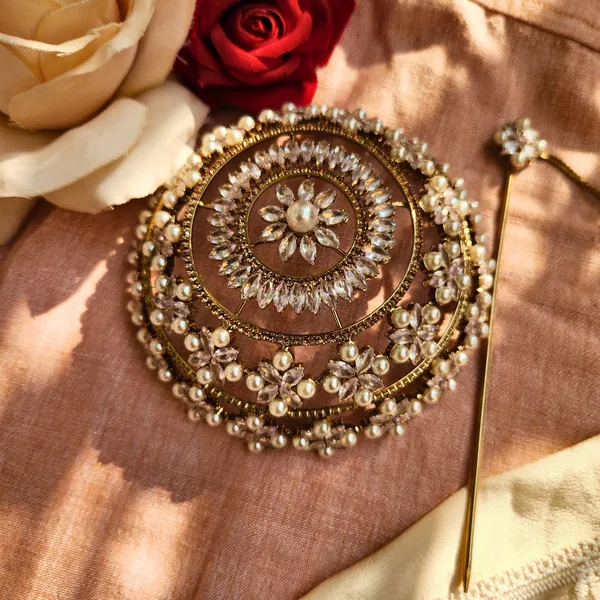 Rose_Gold_Brass_Premium_Hair_Bun_Accessory_For_Women
