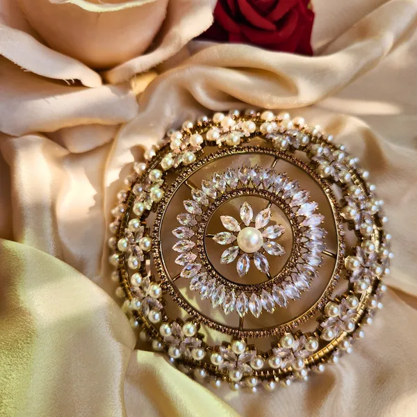 Antique_Gold_Brass_Premium_Hair_Bun_Accessory_For_Women