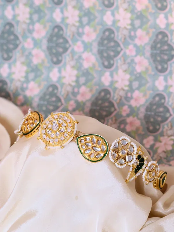 Off_White_Alloy_With_Gold_Plating_Premium_Maangtikka_Hairb_And__For_Women