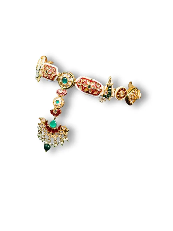 Multicolor_Alloy_With_Gold_Plating_Premium_Maangtikka_Hairb_And__For_Women