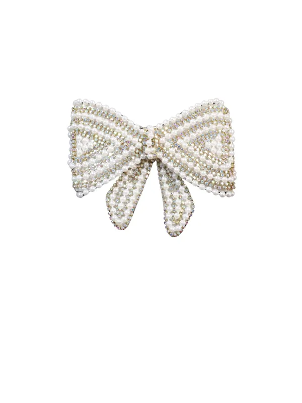 White_Ang_Grey_Alloy_Premium_Hair_Clip_For_Women