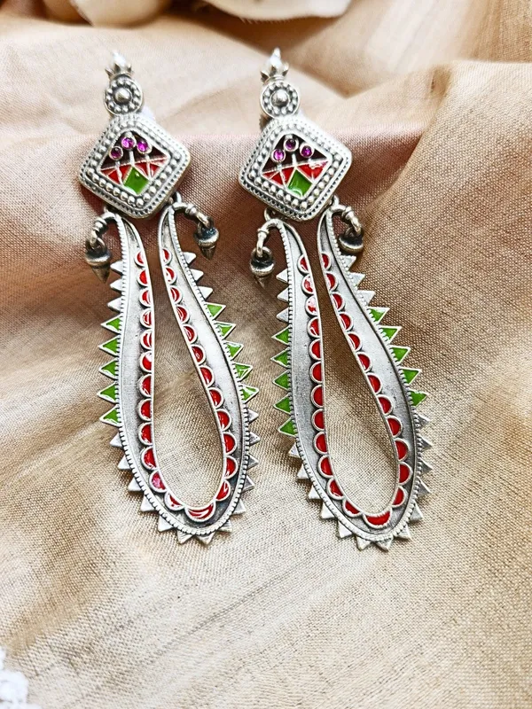 Green_Alloy_With_Gold_Plating_Premium_Earrings_For_Women