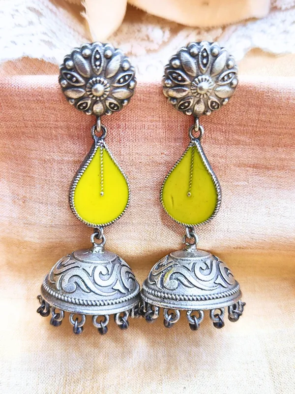Yellow_Alloy_With_Gold_Plating_Premium_Jhumka_Earrings_For_Women