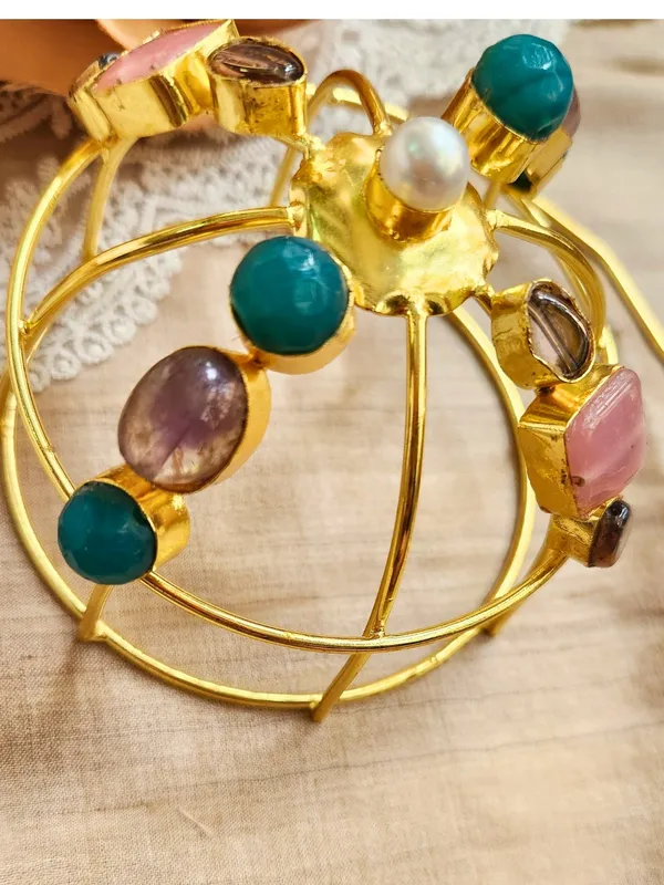 Gold_Brass_Premium_Hair_Bun_Accessory_For_Women
