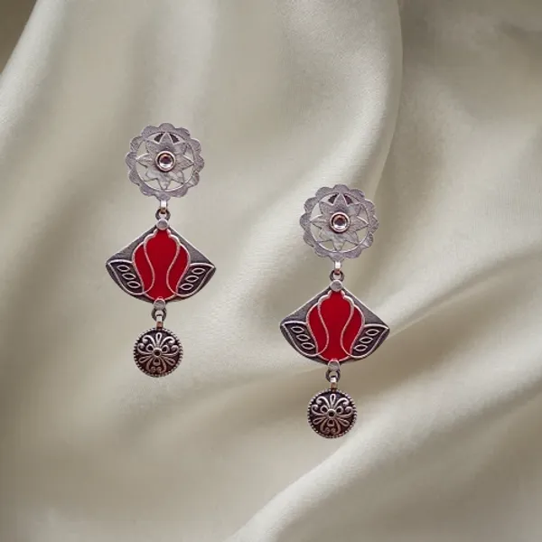 Red_Silver_Plated_Alloy_Premium_Earrings_For_Women