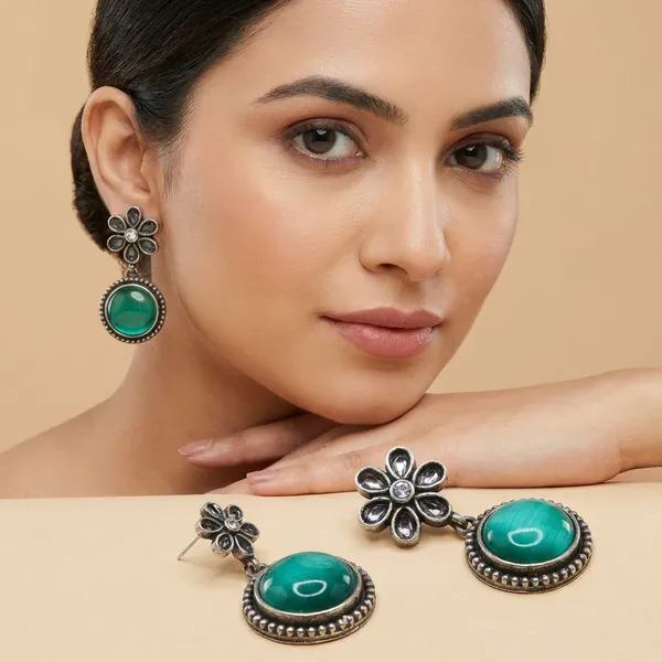 Mint_Green_German_Silver_Premium_Earrings_For_Women