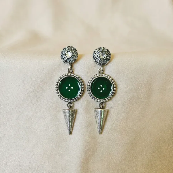 Green_German_Silver_Premium_Dangle_Earrings_For_Women