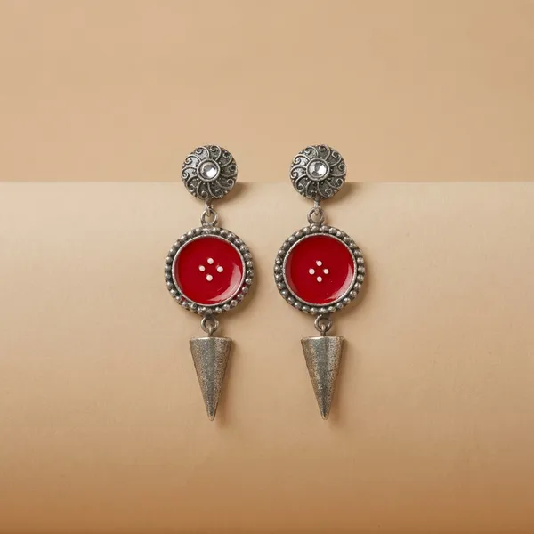Red_German_Silver_Premium_Dangle_Earrings_For_Women