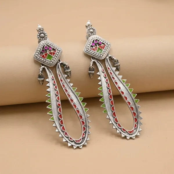 Green_Alloy_With_Gold_Plating_Premium_Earrings_For_Women
