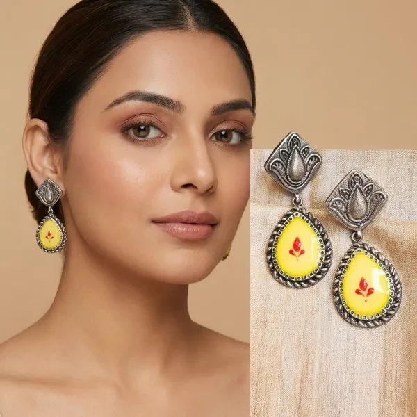 Purple_Alloy_With_Gold_Plating_Premium_Earrings_For_Women