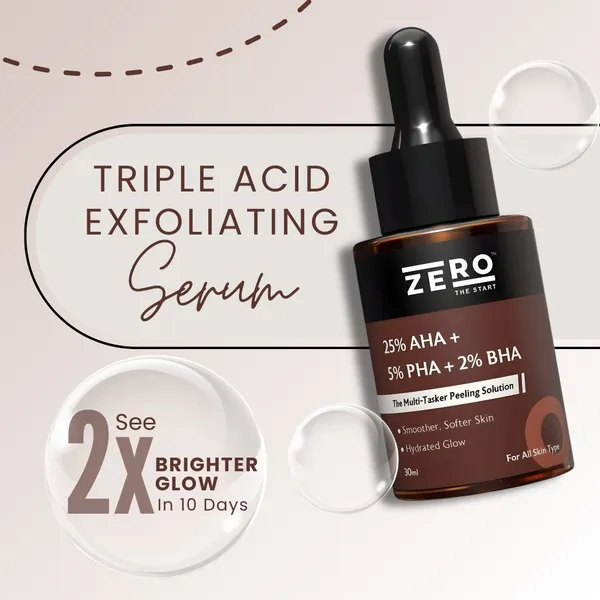 Zero_The_Start_25%_AHA_2%_BHA_5%_PHA_Peeling_Solution|_Exfoliating_Face_Serum_For_Clear_&_Glowing_Skin_|10_Minute_Facial_|For_Women_&_Men_|_Removes_Dead_Skin,_Unclogs_Pores_&_Fades_Dark_Spots_|30_Ml_|_For_All_Skin_Type