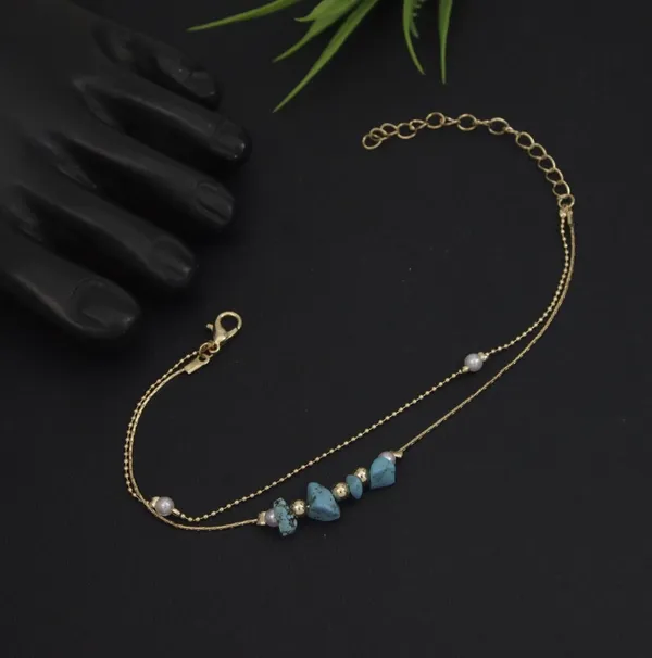 Gold_Plated_Alloy_Turquoise_Stone_Anklet_For_Women