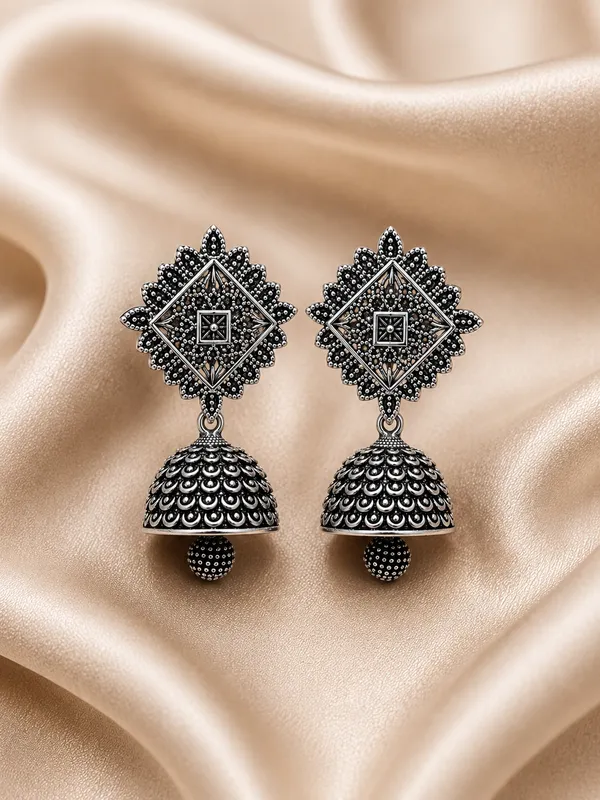 Pack_Of__2_Stylish_Earrings_Combo_Set_Aluminum_Jhumka_Earring