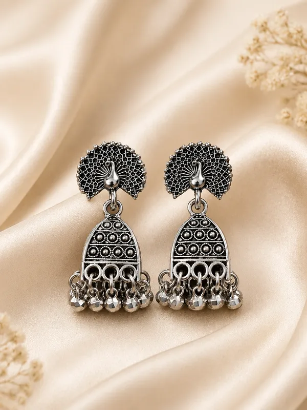 Pack_Of__2_Stylish_Earrings_Combo_Set_Aluminum_Jhumka_Earring