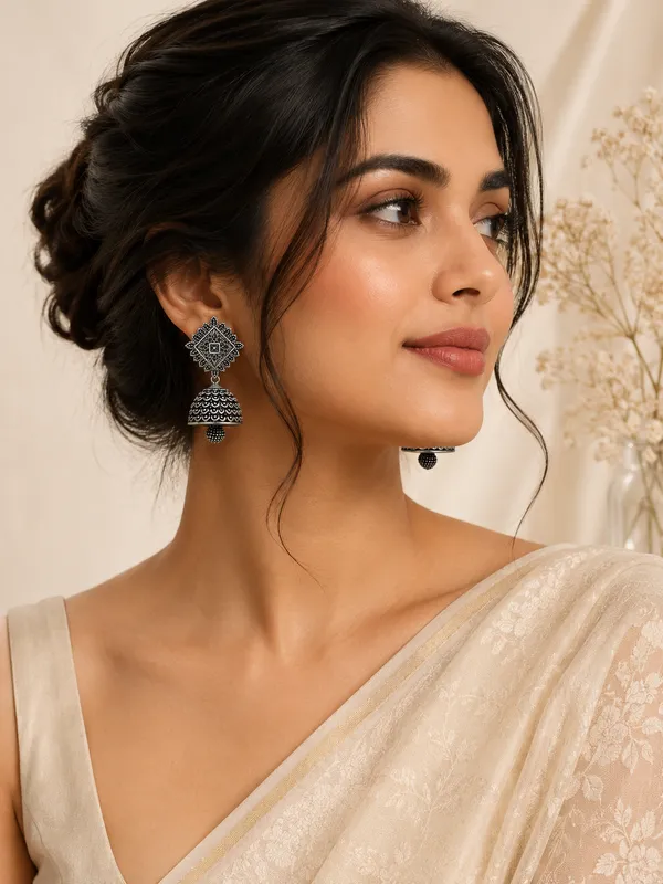 Pack_Of__2_Stylish_Earrings_Combo_Set_Aluminum_Jhumka_Earring