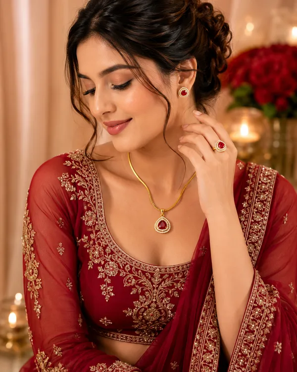 Pendant_Necklace_Set_with_Matching_Earrings_&_Ring_