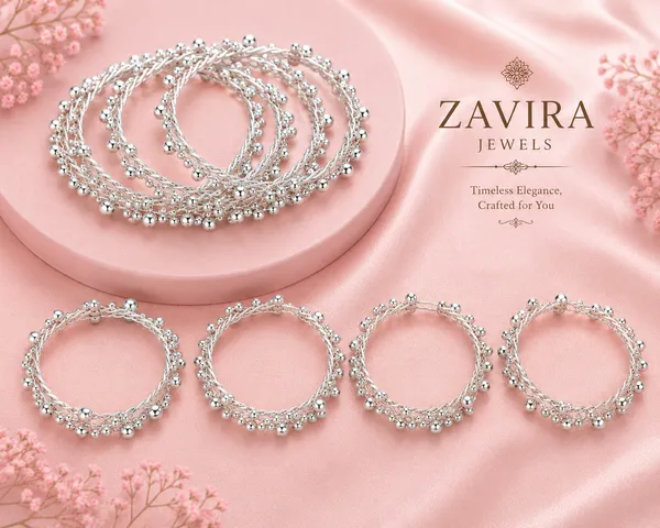 Spiral_Silver_Kashmiri_Bangles_Set_of_4_with_Ghungroo_Studded_for_Women_&_Girls