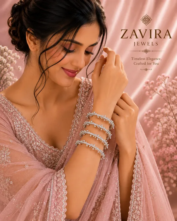 Spiral_Silver_Kashmiri_Bangles_Set_of_4_with_Ghungroo_Studded_for_Women_&_Girls