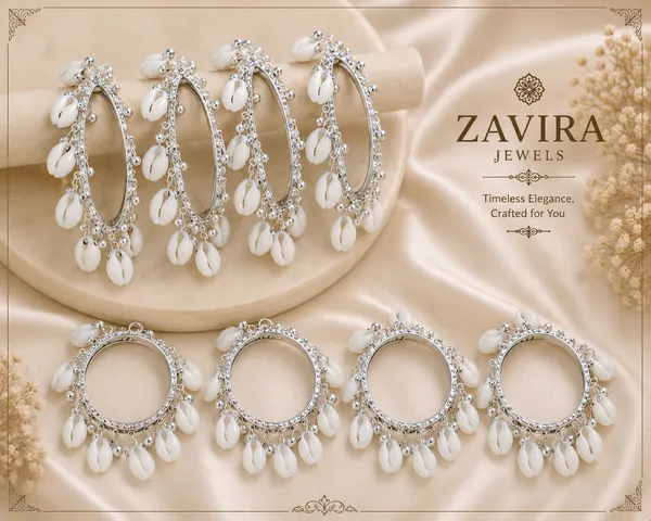 White_Bead_Shells_Silver_Kashmiri_Bangles_Set_of_4_with_Ghungroo_Studded_for_Women_&_Girls