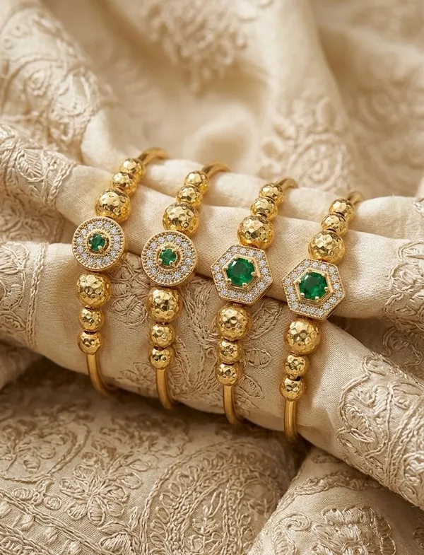 Golden_Traditional_Ethnic_Bangles_Set_Of_2_For_Women