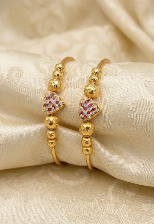 Golden_Traditional_Ethnic_Bangles_Set_Of_2_For_Women