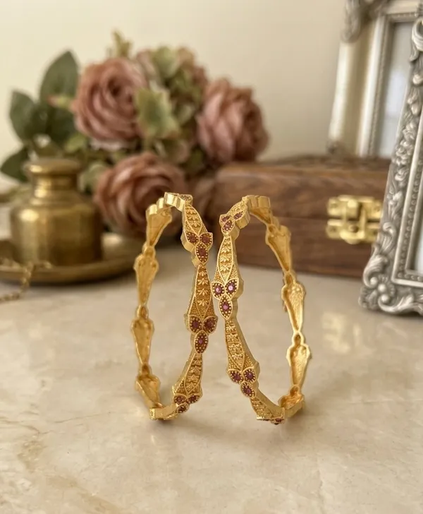 Traditional_Gold_Plated_Bangles_with_Ruby_Stone_Work_-_Set_of_2