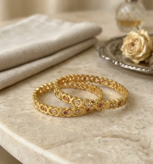 Gold-Plated_Ruby_and_Diamond_Studded_Bangles_(Set_of_2)