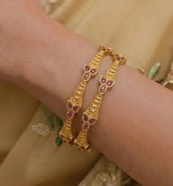 Traditional_Gold_Plated_Bangles_with_Ruby_Stone_Work_-_Set_of_2