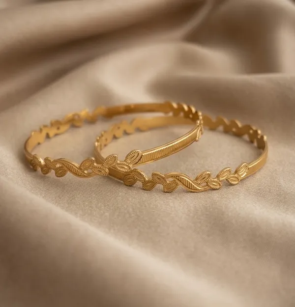 Golden_Traditional_Ethnic_Bangles_Set_Of_2_For_Women