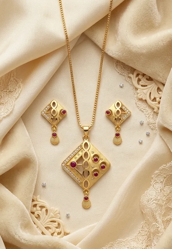 MICRO_PLATTED_Festive_Wear_Pendant_Necklace_Set__FOR_DAILY_WEAR