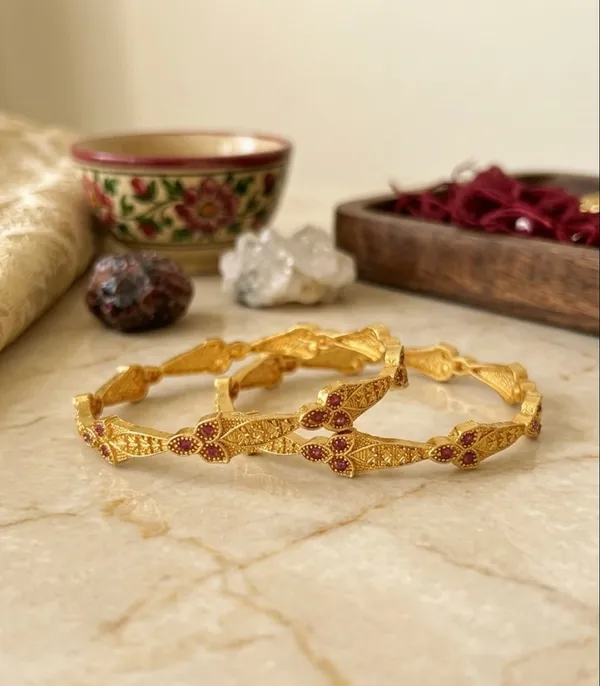 Traditional_Gold_Plated_Bangles_with_Ruby_Stone_Work_-_Set_of_2