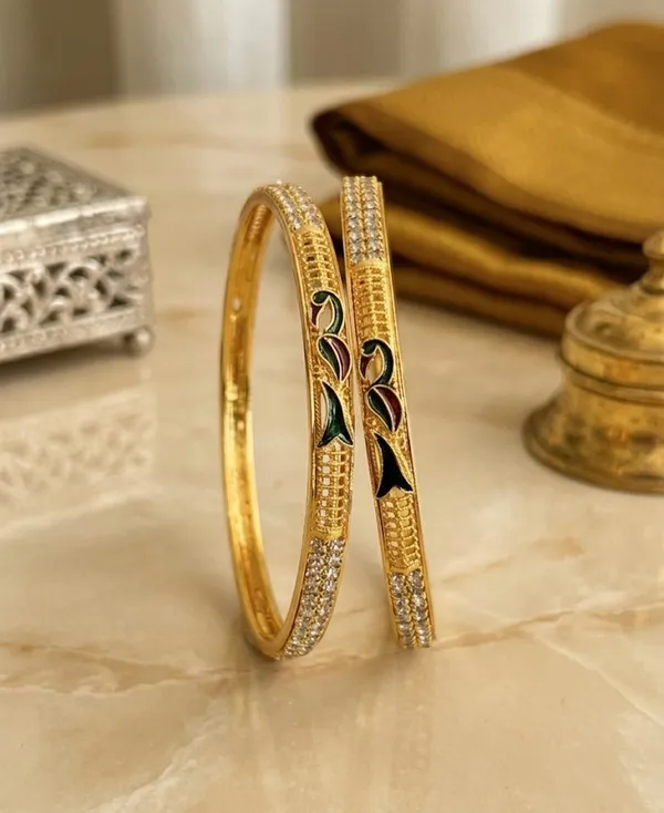Gold-Toned_Peacock_Design_Bangles_-_Set_of_2
