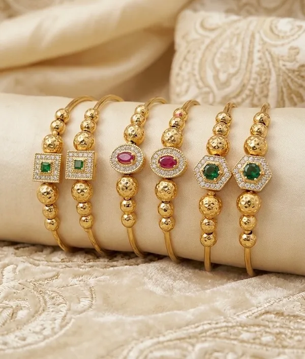 Golden_Traditional_Ethnic_Bangles_Set_Of_2_For_Women