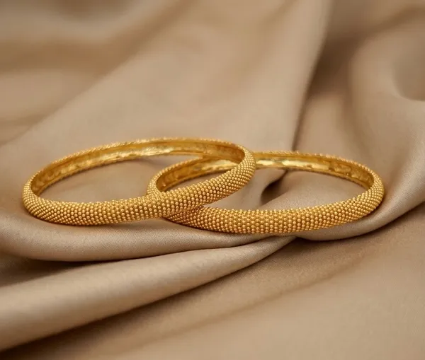 Antique_Textured_Gold_Bangles